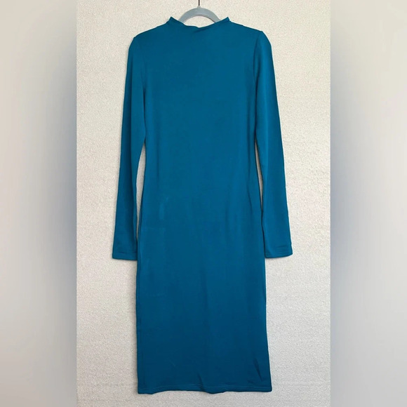 Taylor Jane Long Sleeve Maxi Dress-Women’s L-Casual-Winter-Comfort-Teal-Classic - Picture 1 of 11